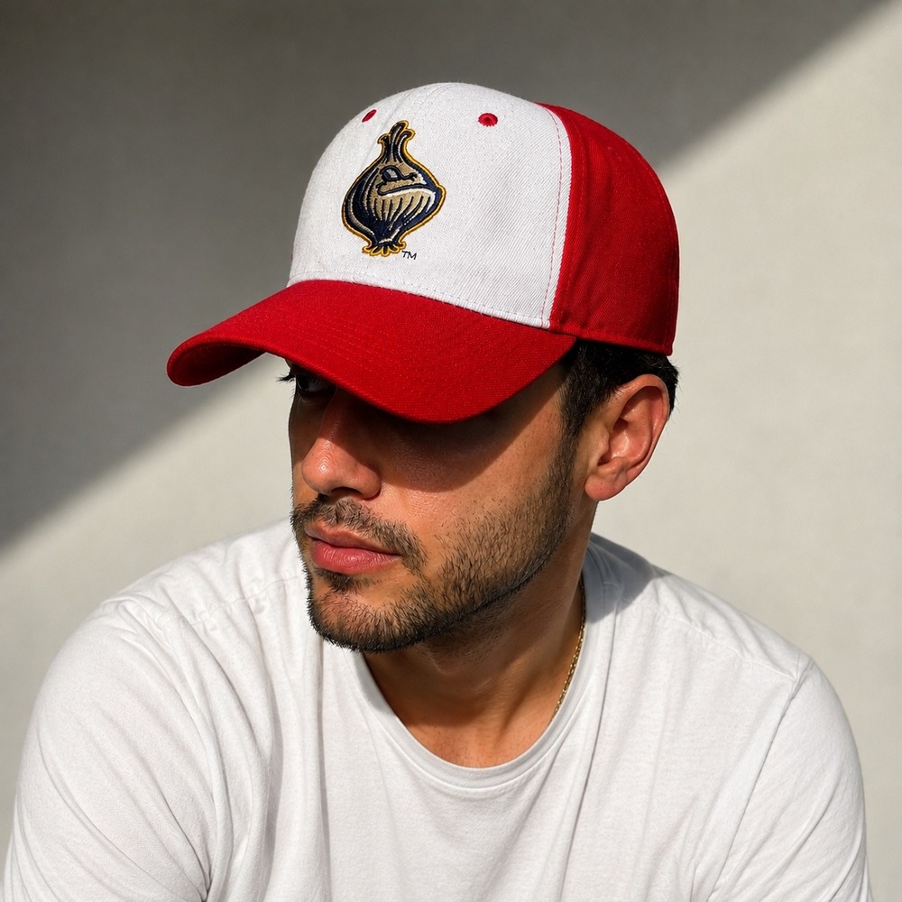 Vintage Cleveland Indians Hat Mens One Size Red MLB Chief Wahoo Baseball Cap